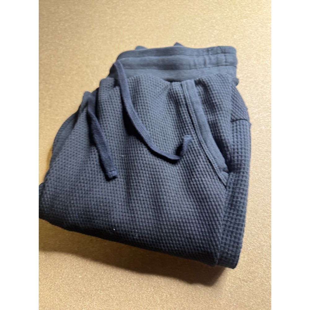 Nike Yoga Dri-FIT Mens Waffle Knit Joggers Black DD5541-010 Small